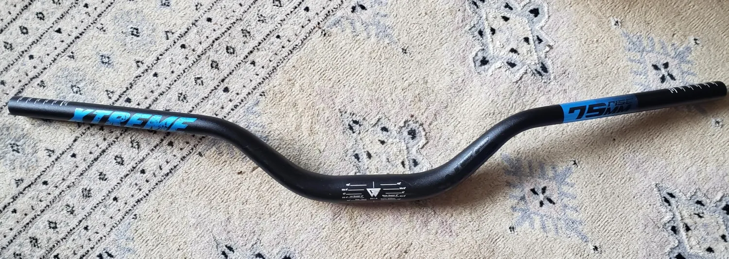 WFS Xtreme 31,8 x 800 mm manubrio bici Cashmoney rise 75 mm