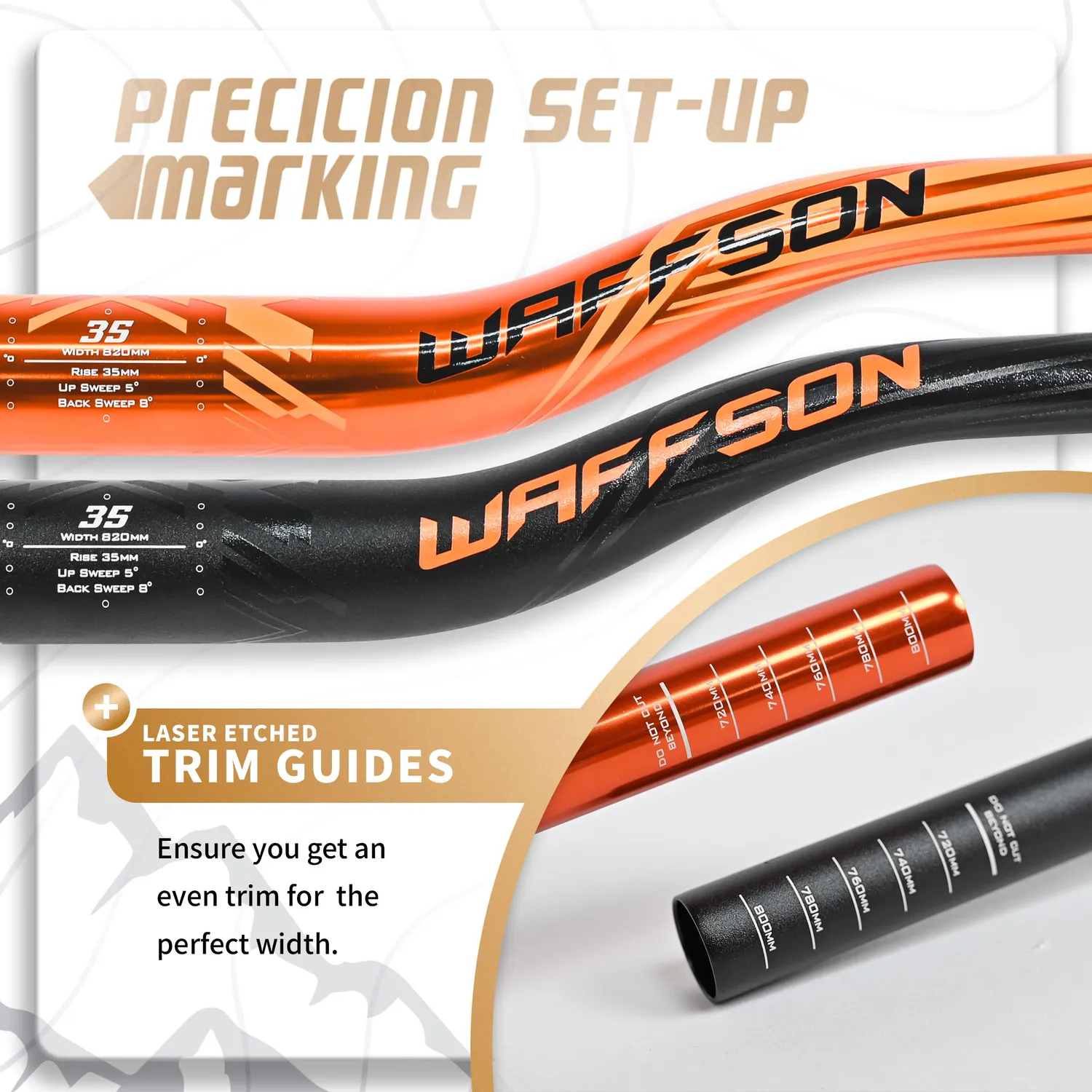 WFS Venture manubrio MTB 35x820mm cashmoney