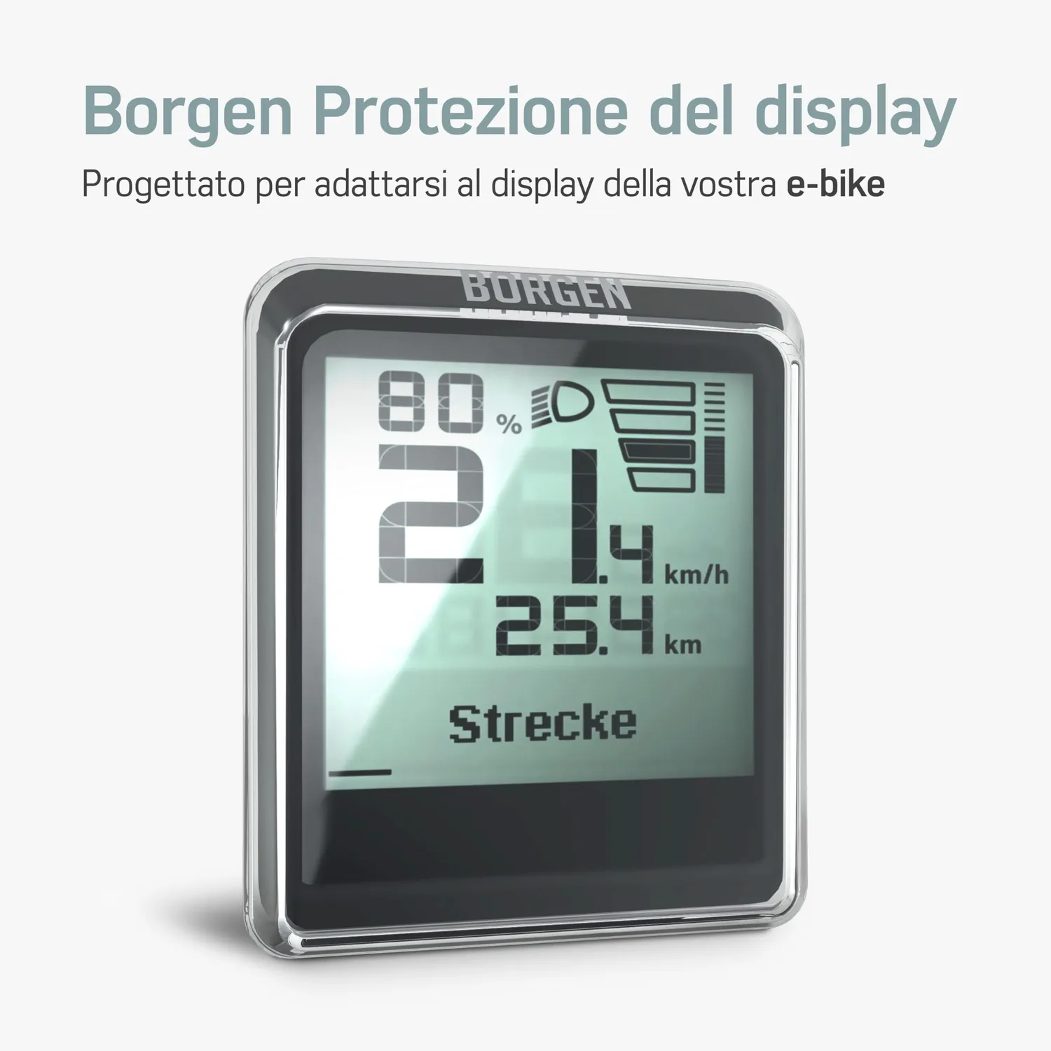Borgen Protezione Display Bosch Intuvia 100 cover e tasca