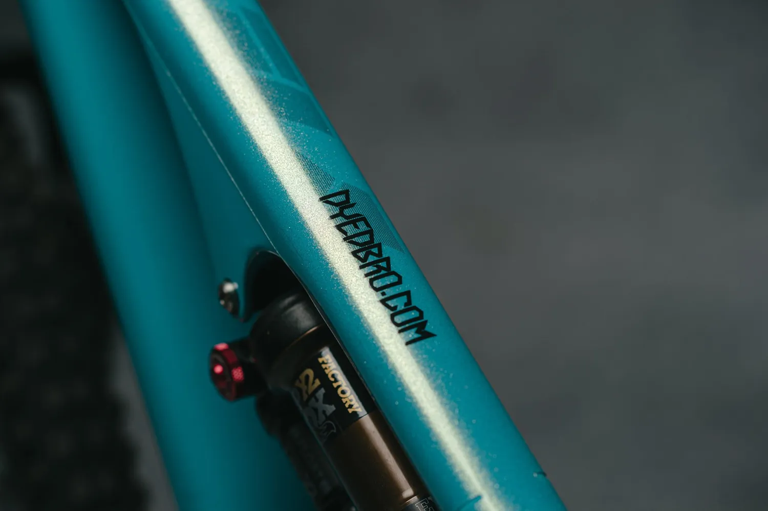Dyedbro Glitter protezione telaio MTB trasparente gloss