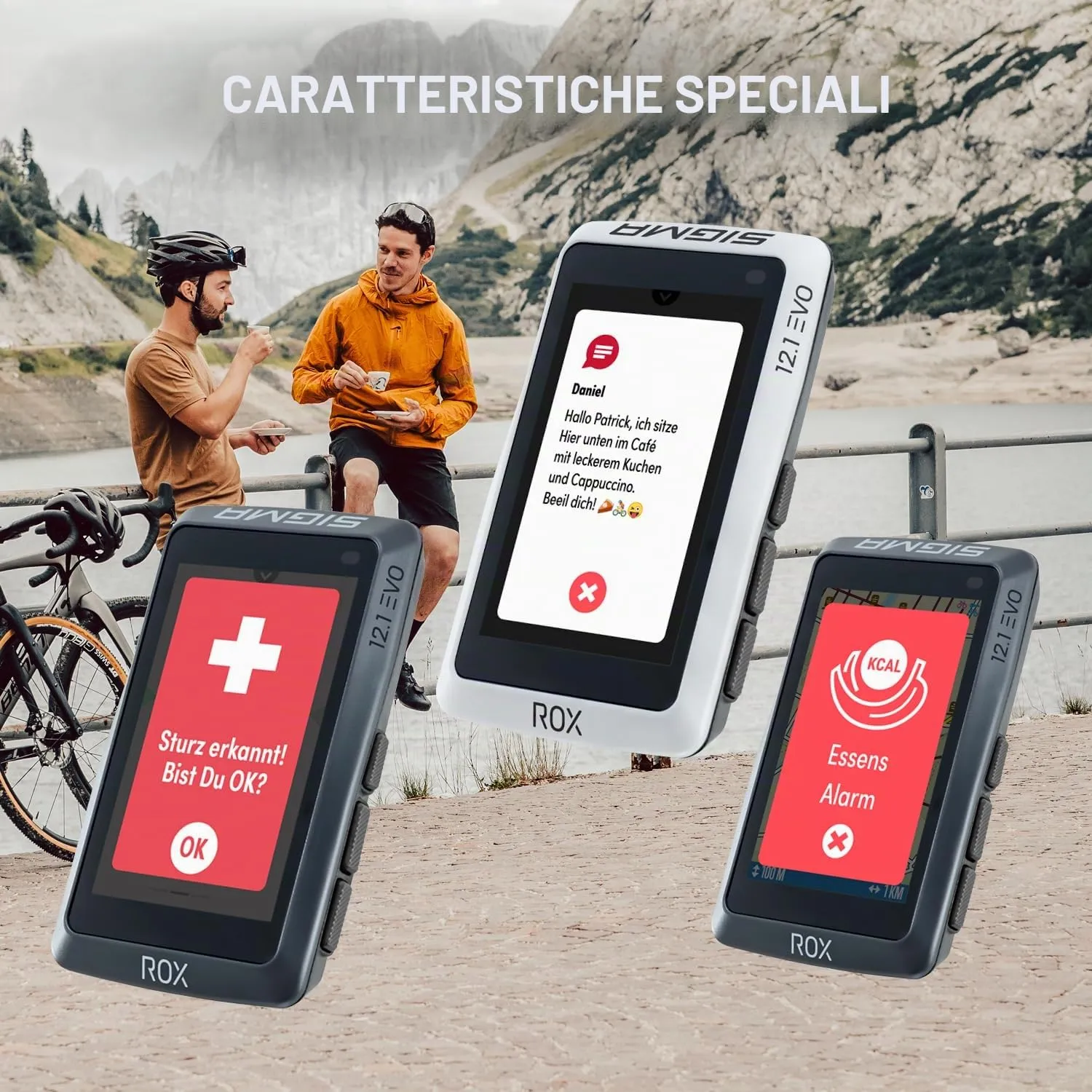 Sigma Sport Rox 12.1 Evo ciclocomputer GPS set sensore