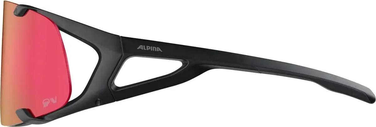 Alpina Hawkeye occhiali sportivi black matt
