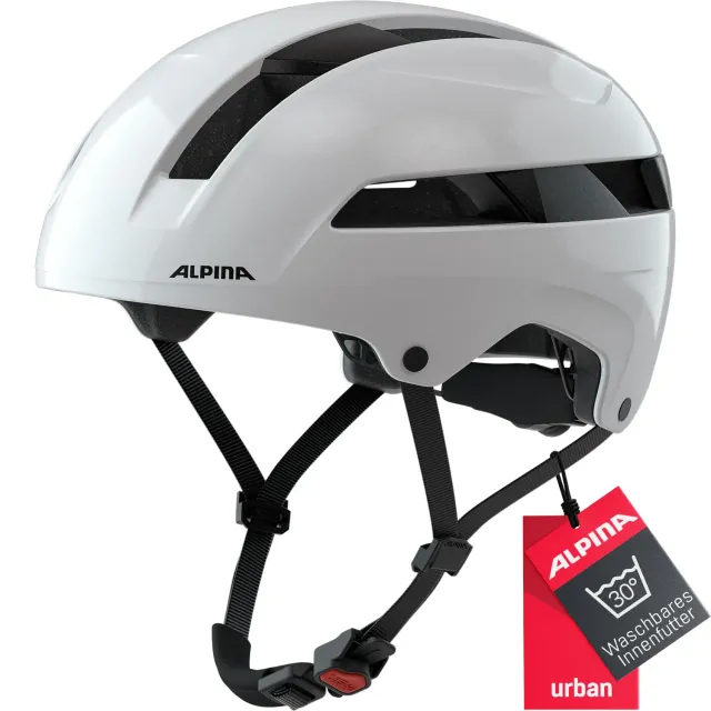 Alpina Soho casco bici white 51-56 leggero