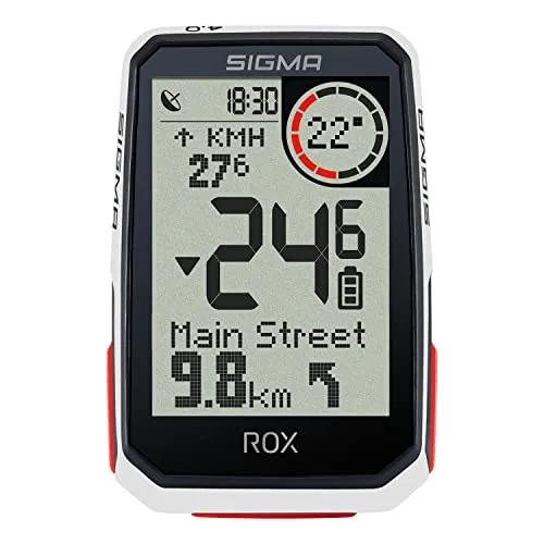 Sigma ROX 4.0 EVO ciclocomputer GPS bianco altimetro