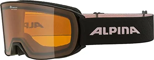 Alpina Nakiska maschera sci black-rose matt fotocromatica