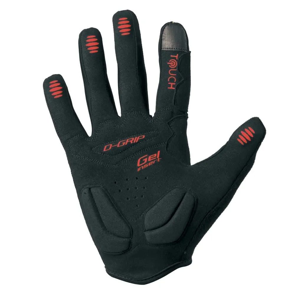 Gist Cycling Hero guanti MTB XS rossi in gel