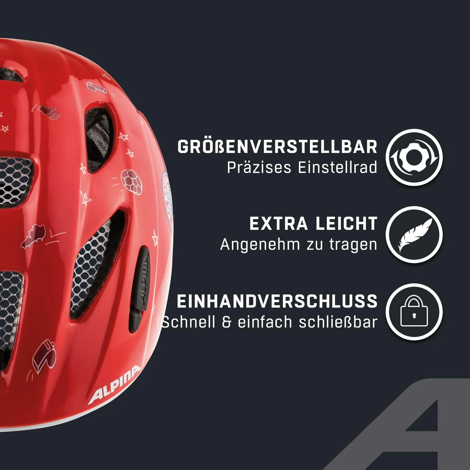 Alpina Ximo FCB casco bici 45-49 cm Bayern