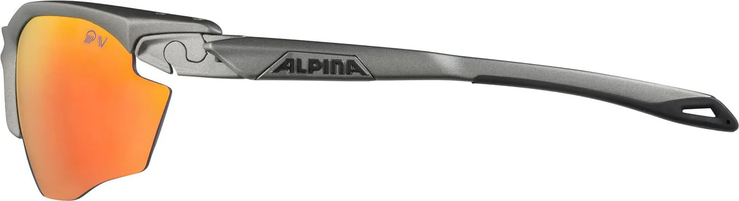 Alpina Twist Five HR QV occhiali sportivi cool-grey matt polarizzati