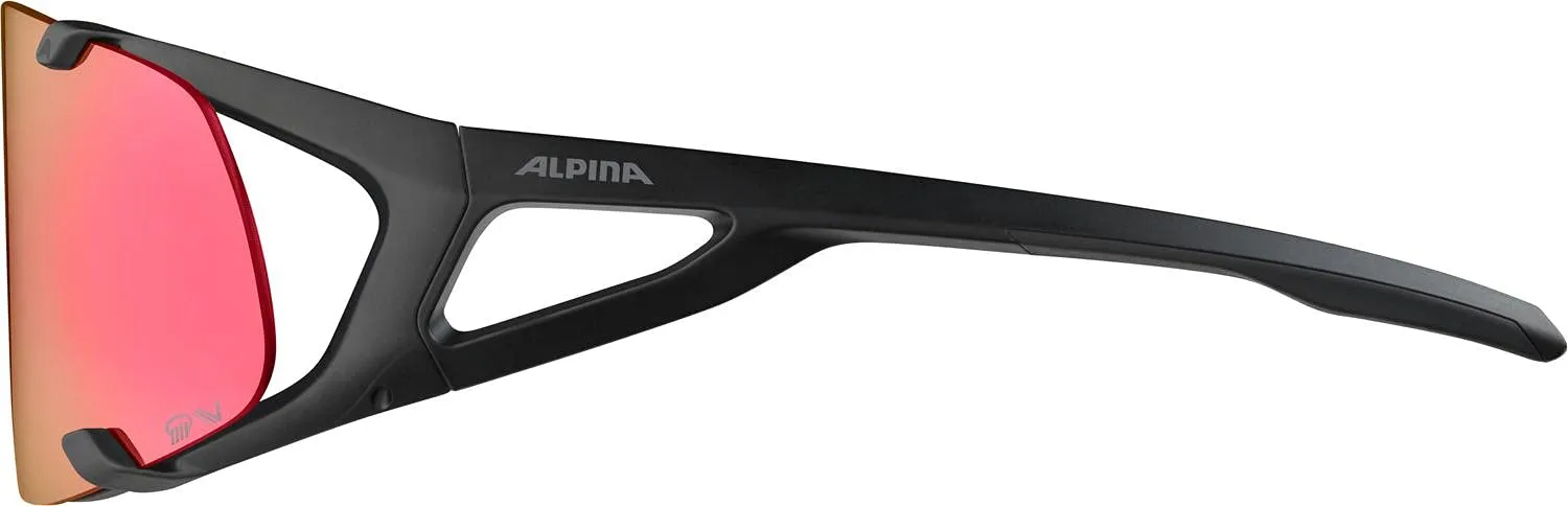 ALPINA Hawkeye S QV occhiali sportivi black matt fotocromatici