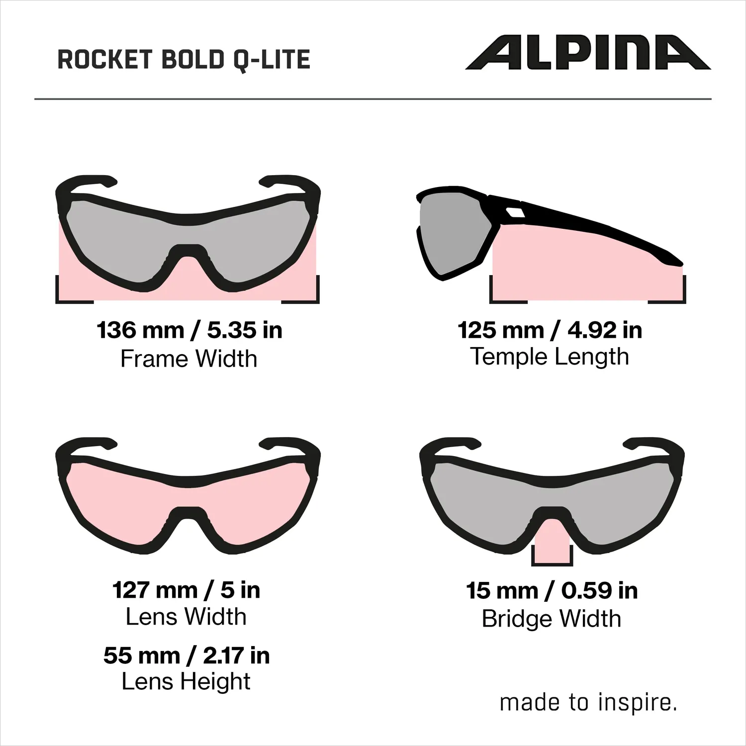 Alpina Rocket Bold Q-Lite occhiali sport pumpkin-orange