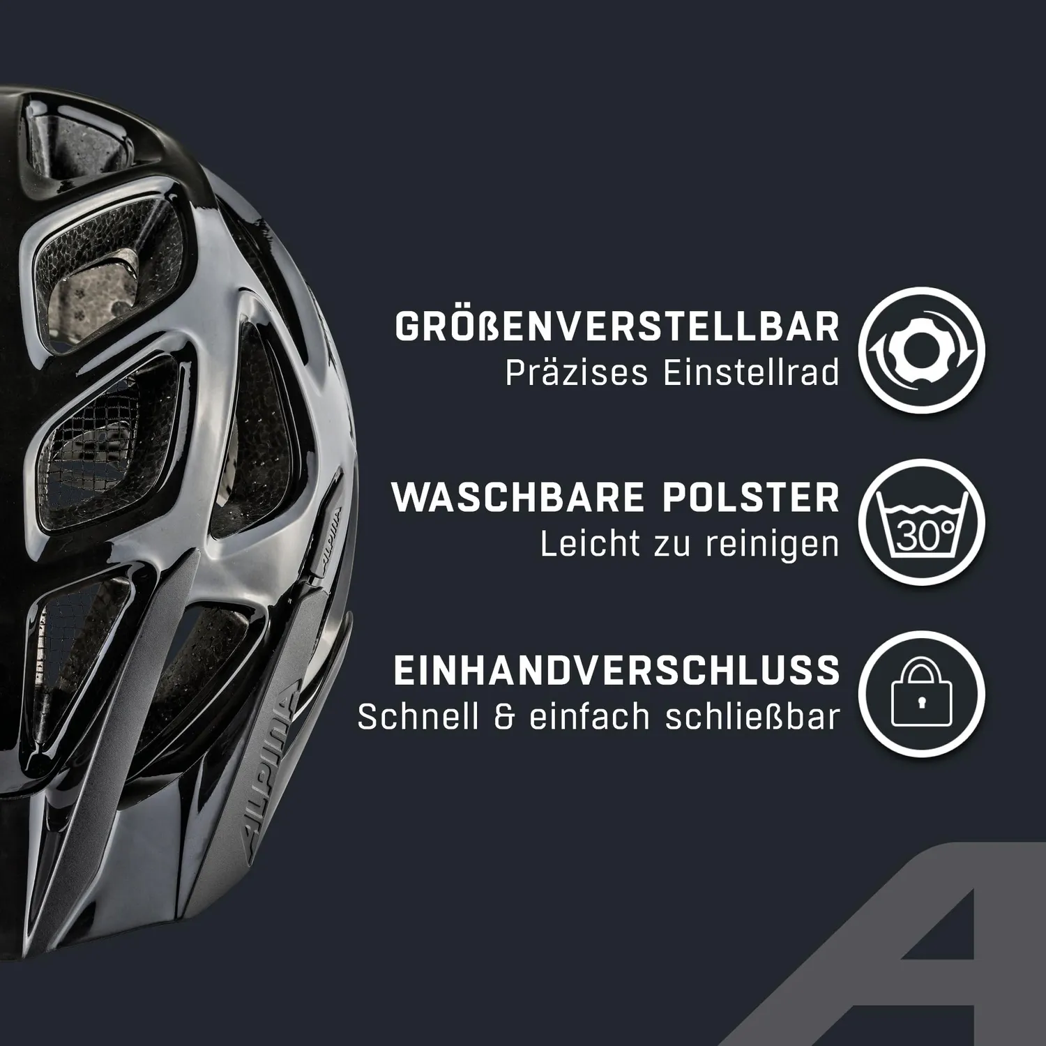 Alpina Mythos 3.0 casco bici 59-64 cm black-anthracite MTB