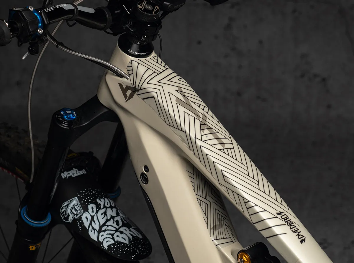 Dyedbro Stay Free protezione telaio e-bike nera opaca
