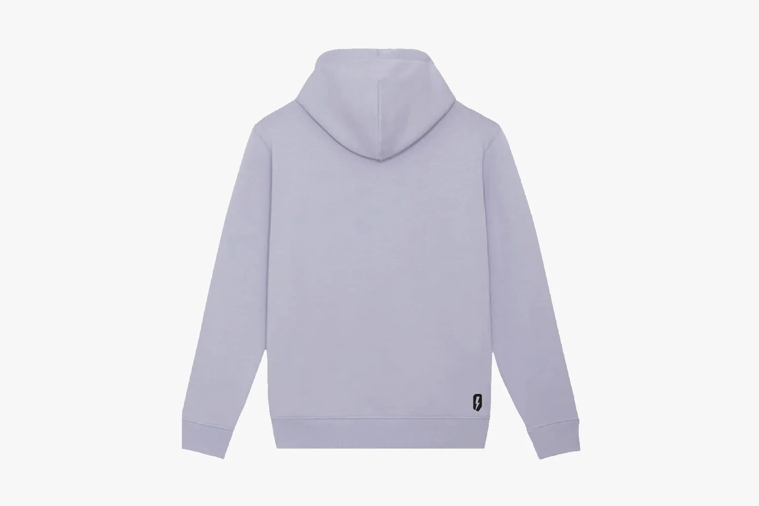 Dyedbro Logo Hoodie felpa lavanda cotone bio