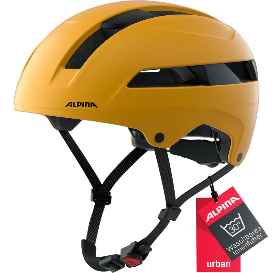 Alpina Soho casco bici giallo opaco urbano 2024