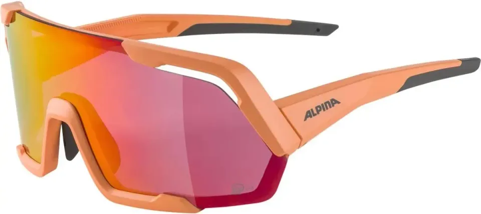 Alpina Rocket Q-Lite Occhiali Sportivi Peach Matt