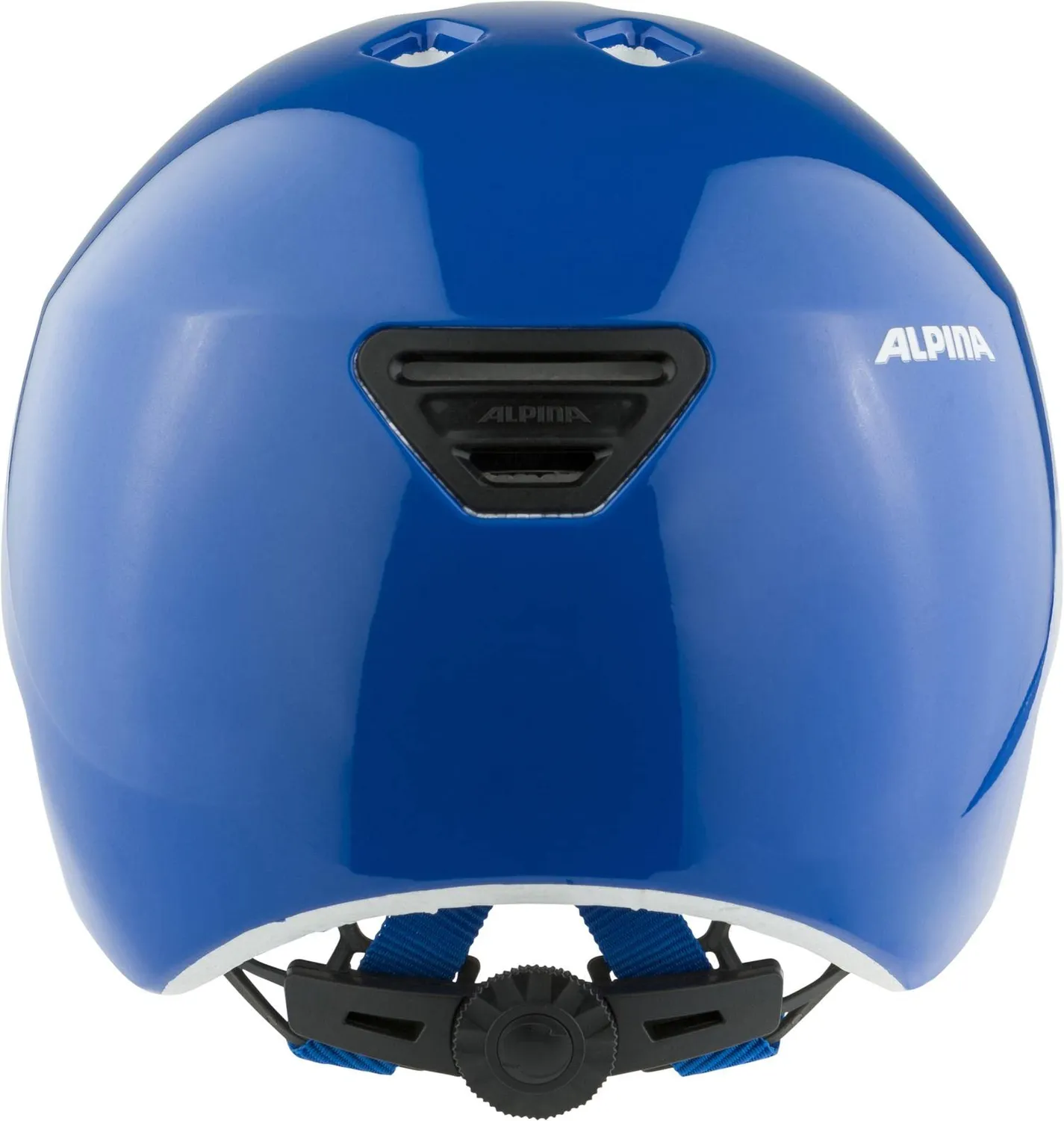 Alpina Hackney casco bici bimbo 47-51 Blue Gloss