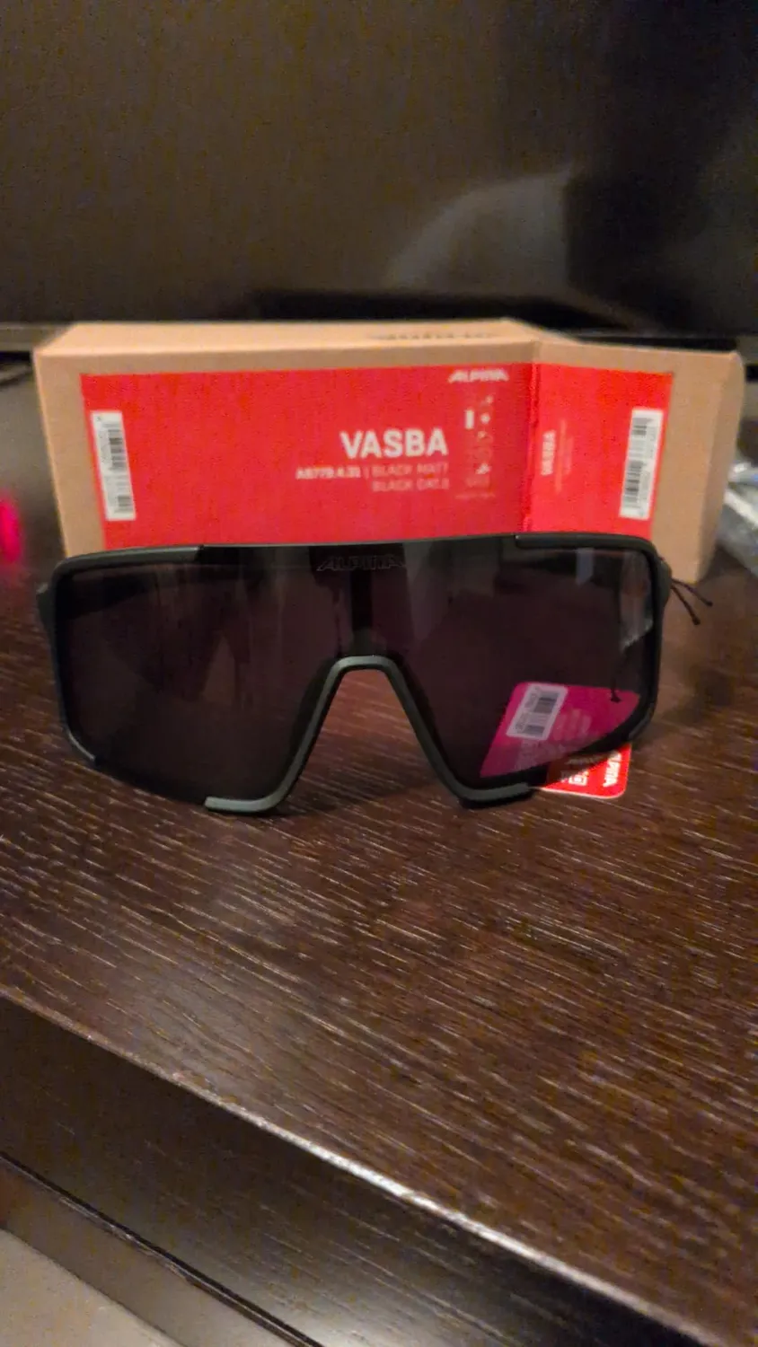 Alpina Vasba occhiali sport black matt blue multifunzione