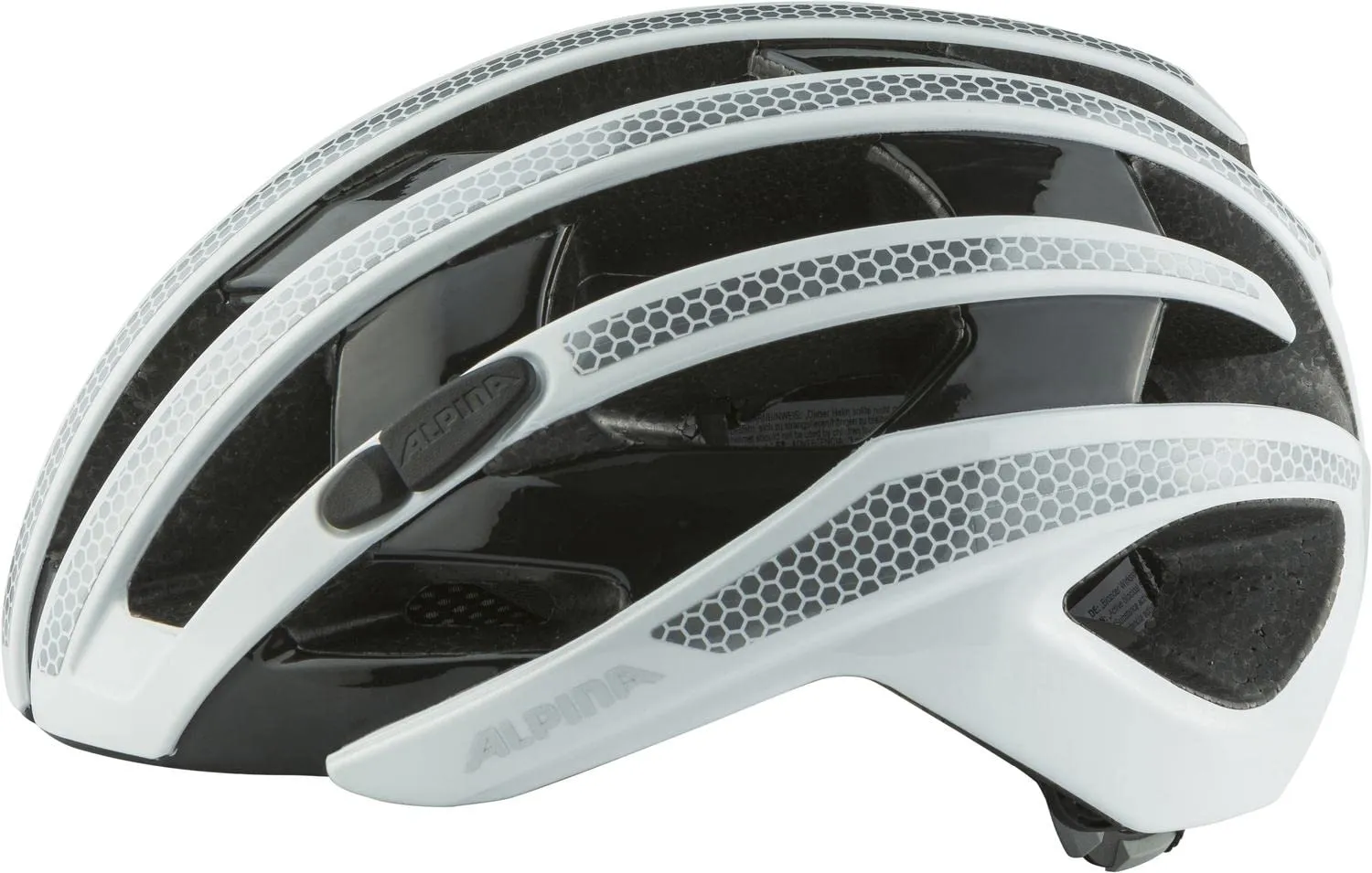 Alpina Ravel Reflective casco bici white gloss gravel