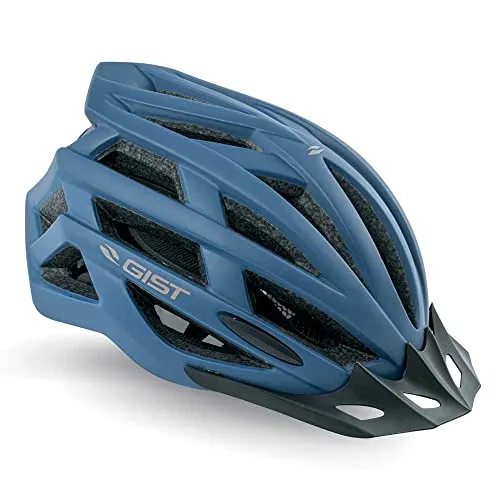 Gist Planet One Plus casco bici L/XL blu LED leggero