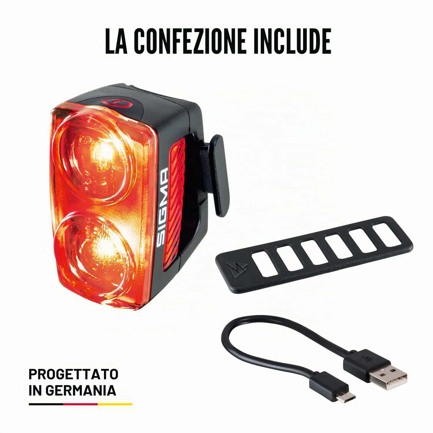 Sigma Buster RL 150 fanale posteriore bici con stop
