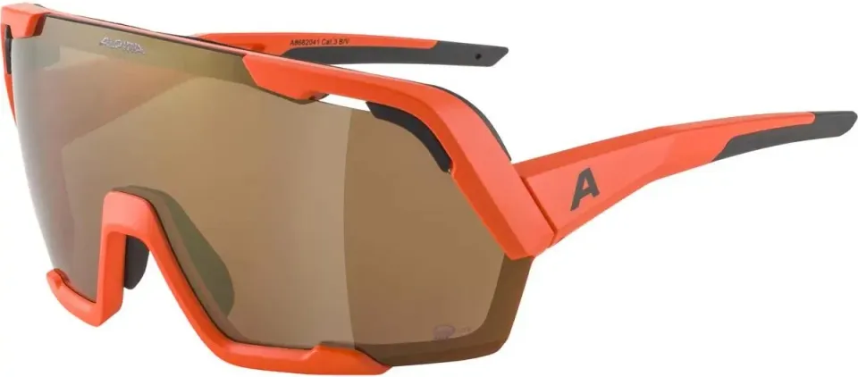 Alpina Rocket Bold Q-Lite occhiali sport pumpkin-orange