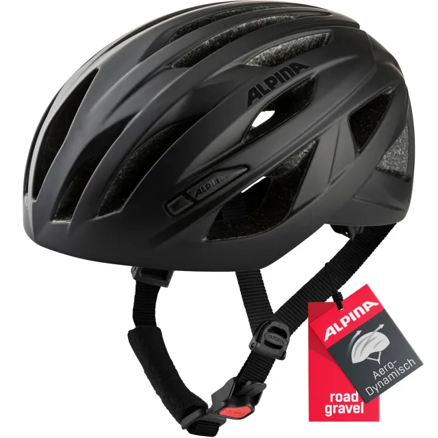 Alpina Path casco bici nero leggero Inmold