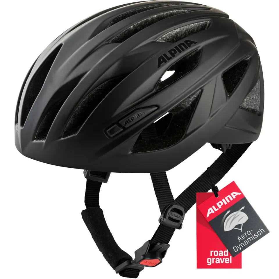Alpina Path casco bici nero leggero Inmold