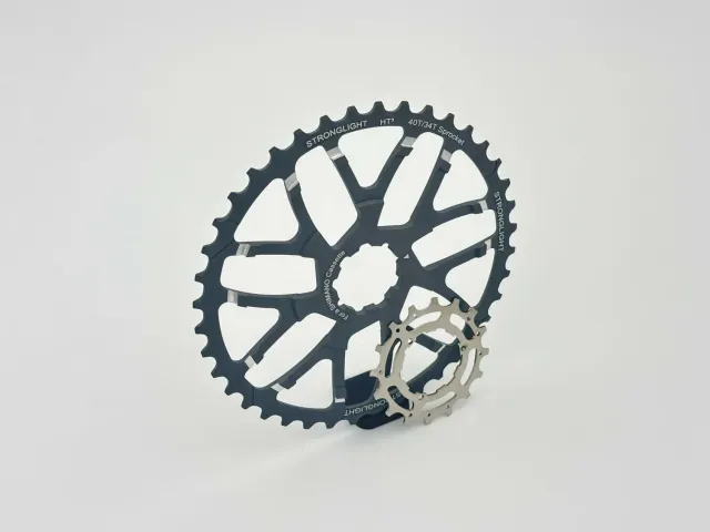 Stronglight Comp Shimano kit conversione corona posteriore intero