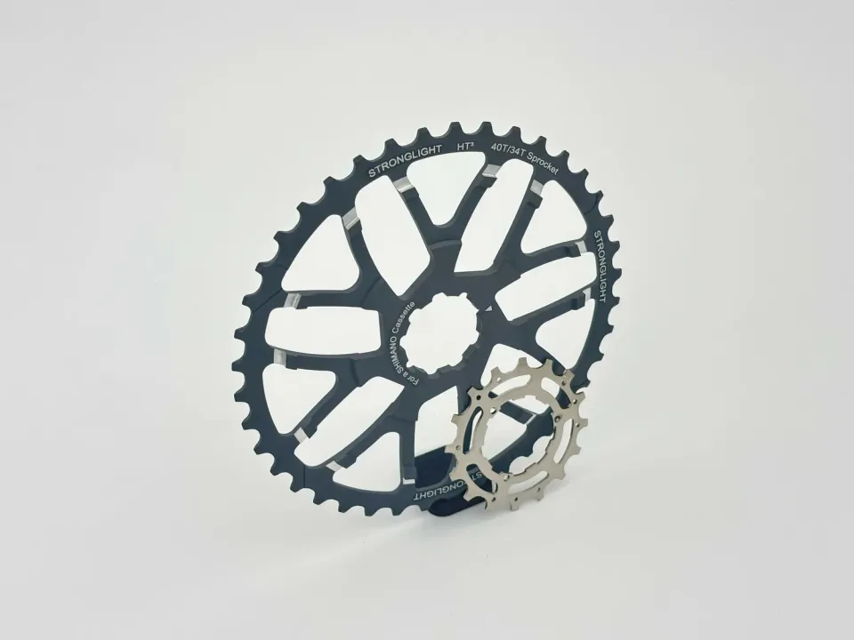 Stronglight Comp Shimano kit conversione corona posteriore intero