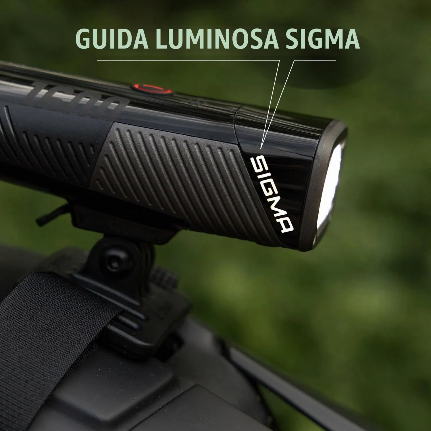 Sigma Buster 1600HL luce casco bici 1600 lumen ricaricabile