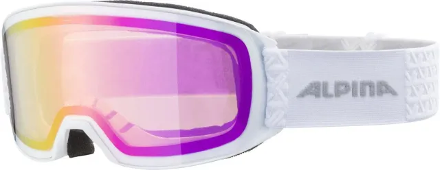 Alpina Nakiska HM maschera sci adulto bianca M