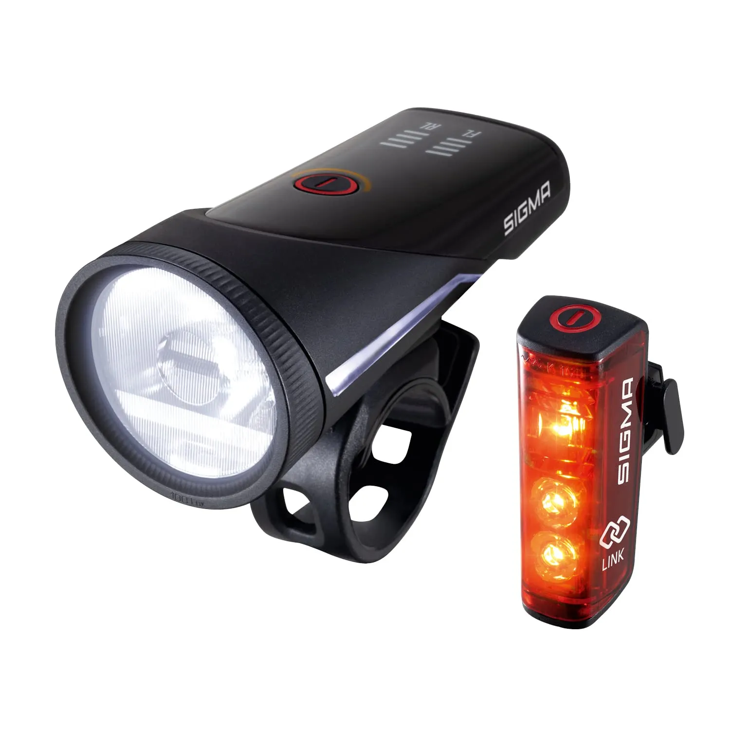 Sigma Aura 100+Blaze Link set luci bici ricaricabili 100 lux