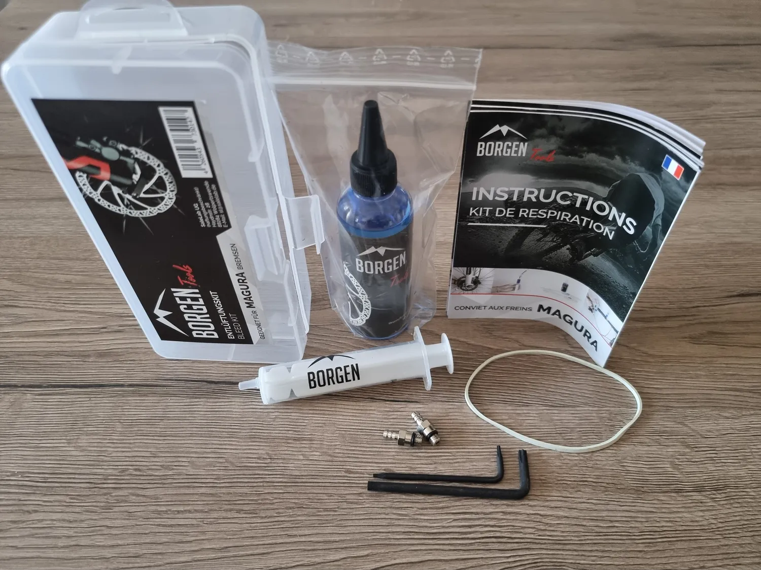 Borgen kit spurgo freni Magura idraulici