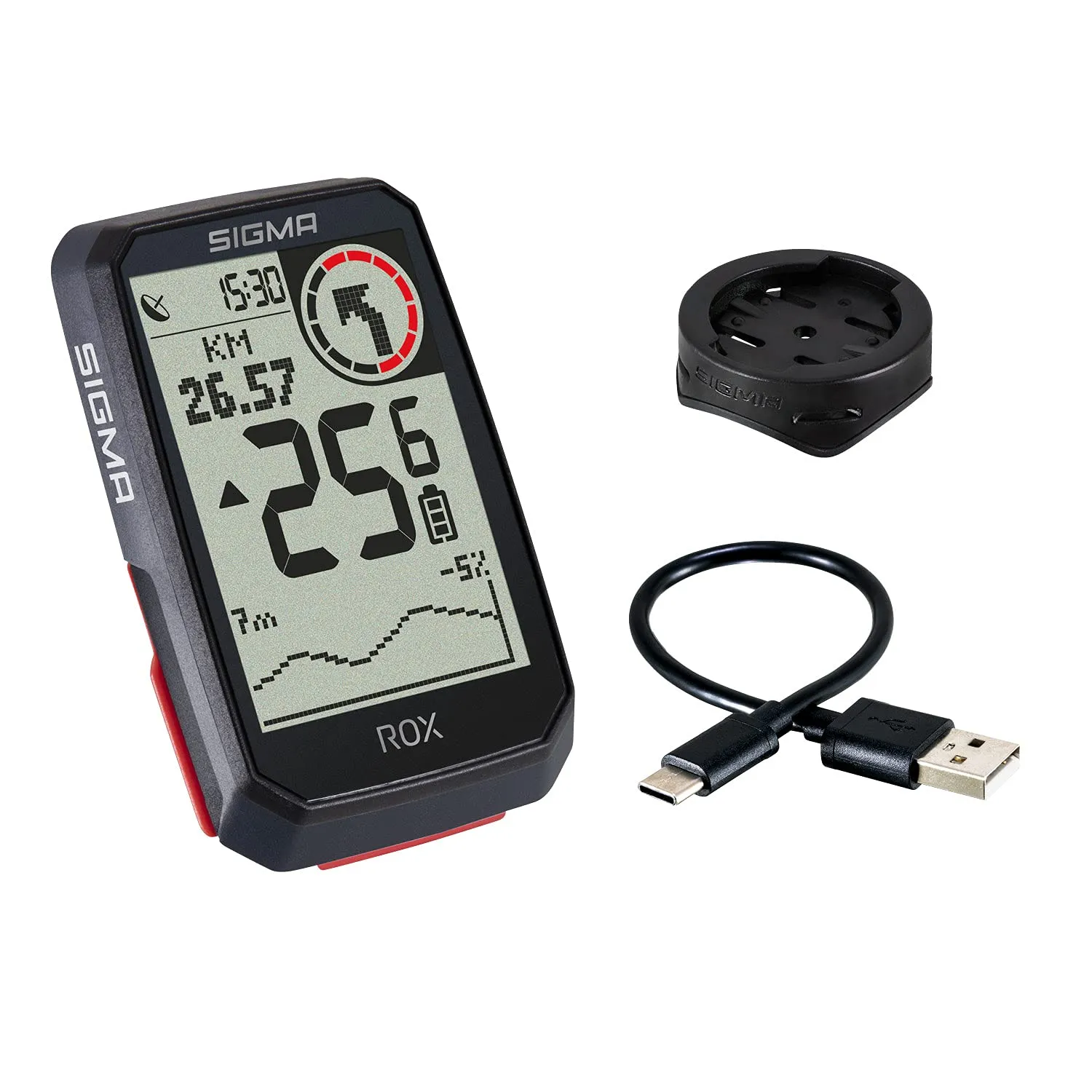 Sigma Rox 4.0 Black ciclocomputer GPS bici con altimetro