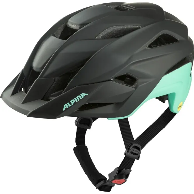 Alpina Stan MIPS casco trail black-turquoise 56-59 cm