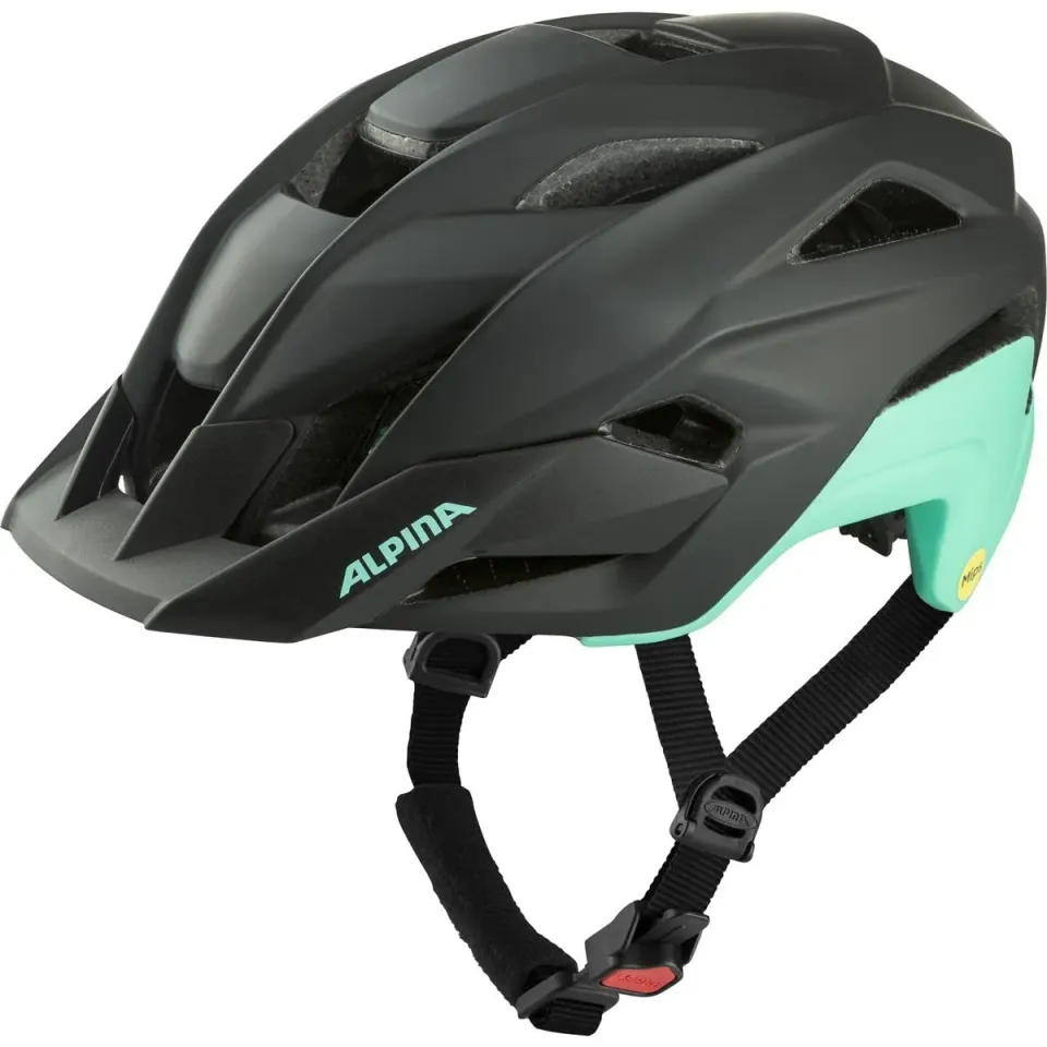 Alpina Stan MIPS casco trail black-turquoise 56-59 cm