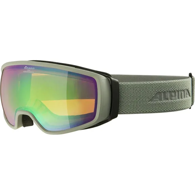 Alpina Double Jack Q-Lite maschera sci moongrey sferica