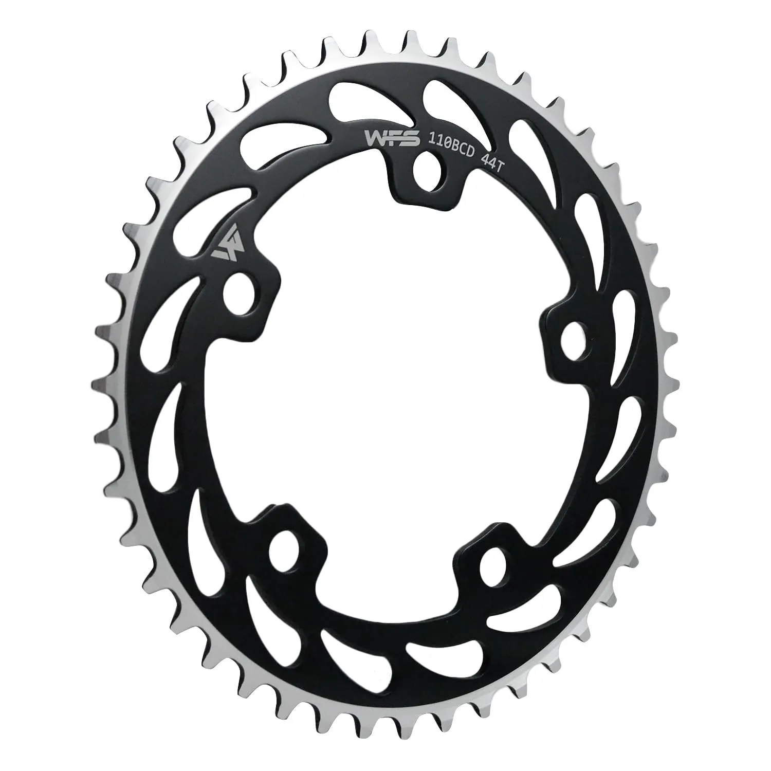 WFS Helix 44T corona singlespeed 110 BCD blu anodizzato