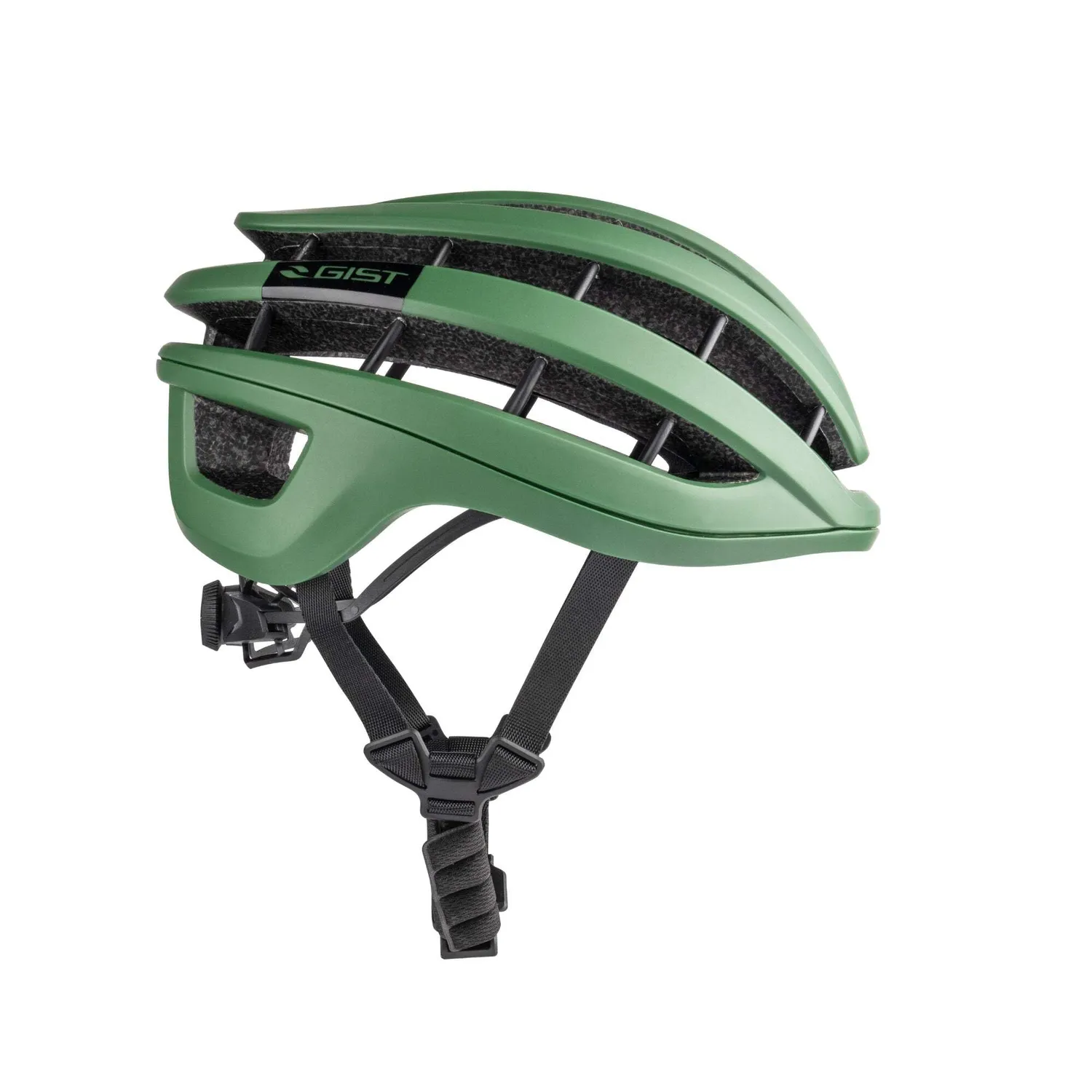 Gist Rapido casco bici nero lucido leggero 250g