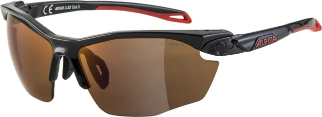 Alpina Twist Five HR Q-Lite occhiali black-red