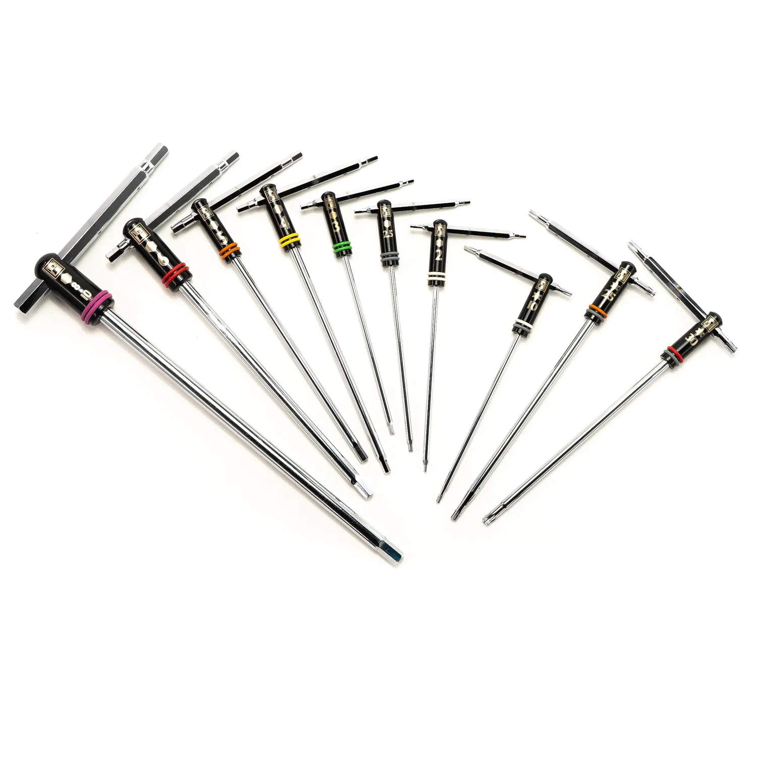 Pedro's Master T-Handle Set II chiavi a T 10 pezzi