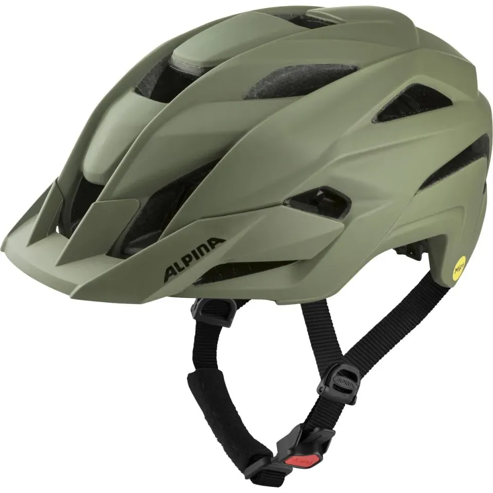 Alpina Stan Mips casco bici olive matt 51-55 ventilato