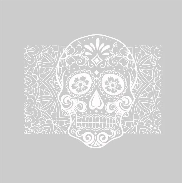Dyedbro Dia de Muertos protezione telaio lucida