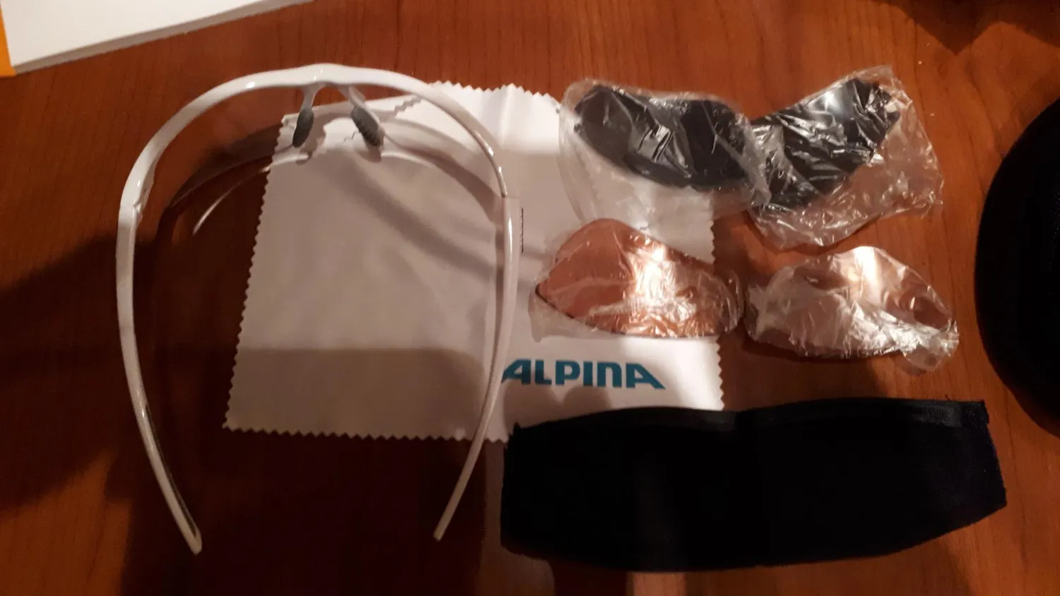 Alpina Tri-Effect 2.0 occhiali sportivi black matt 3 lenti