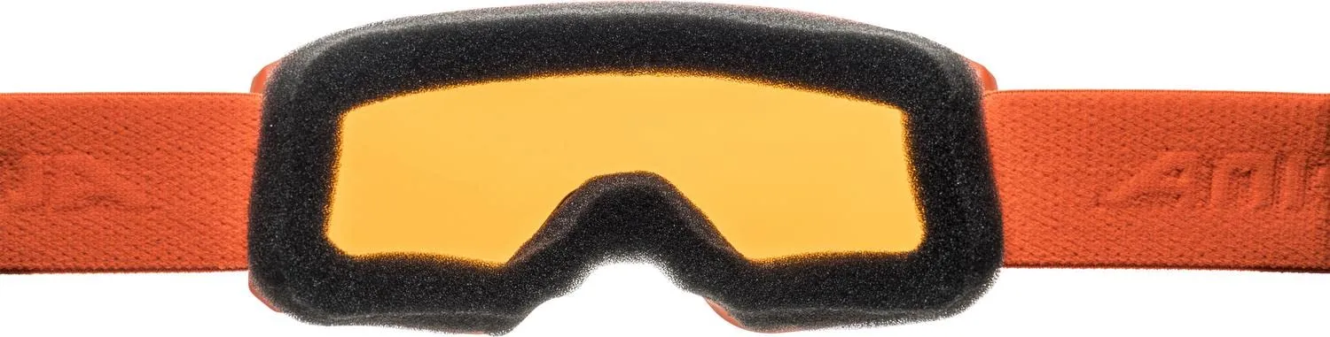 Alpina Scarabeo Jr. occhiali sci pumpkin matt lente arancio