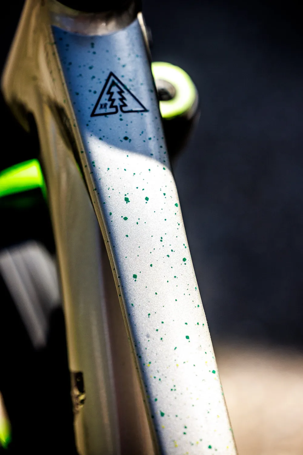 Dyedbro Speckled pellicola telaio mtb rossa 8 pezzi gloss