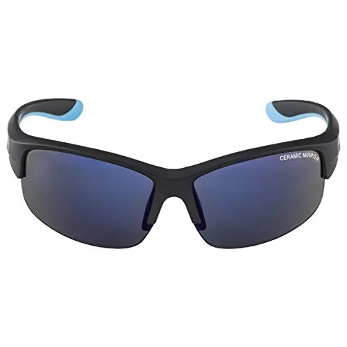 Alpina Flexxy Youth HR occhiali da sole black matt-blue specchiati