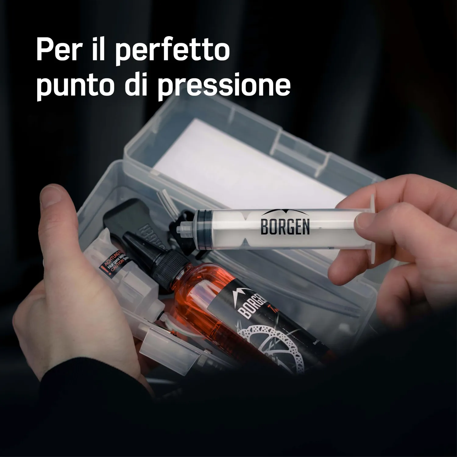 Borgen Kit Spurgo Freni Shimano olio minerale istruzioni