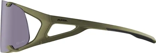Alpina Sport Hawkeye Q-Lite V occhiali olive matt fotocromatici