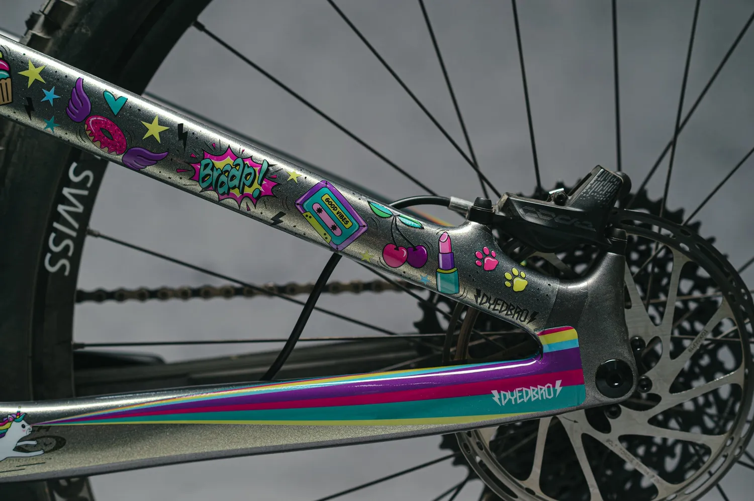 Dyedbro Unicorn Glitter pellicola telaio kit 8 pezzi
